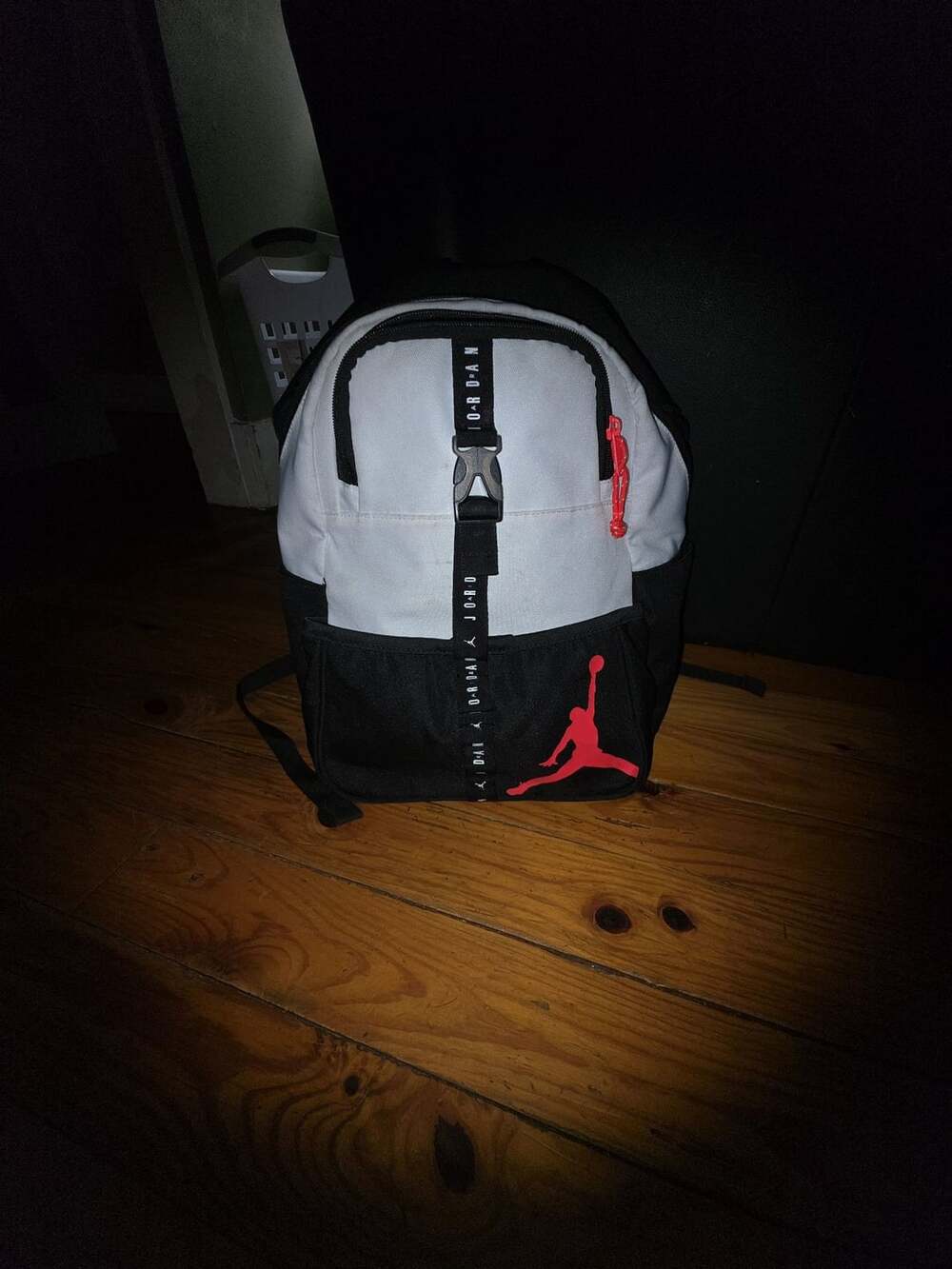 Jordan Jumpman Backpack Black White pink